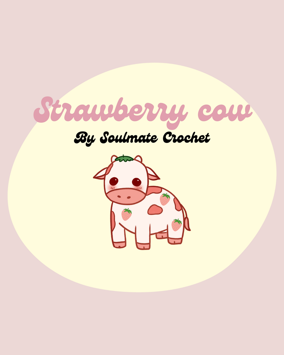 Pattern Strawberry cow