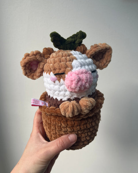 Jungle cow crochet