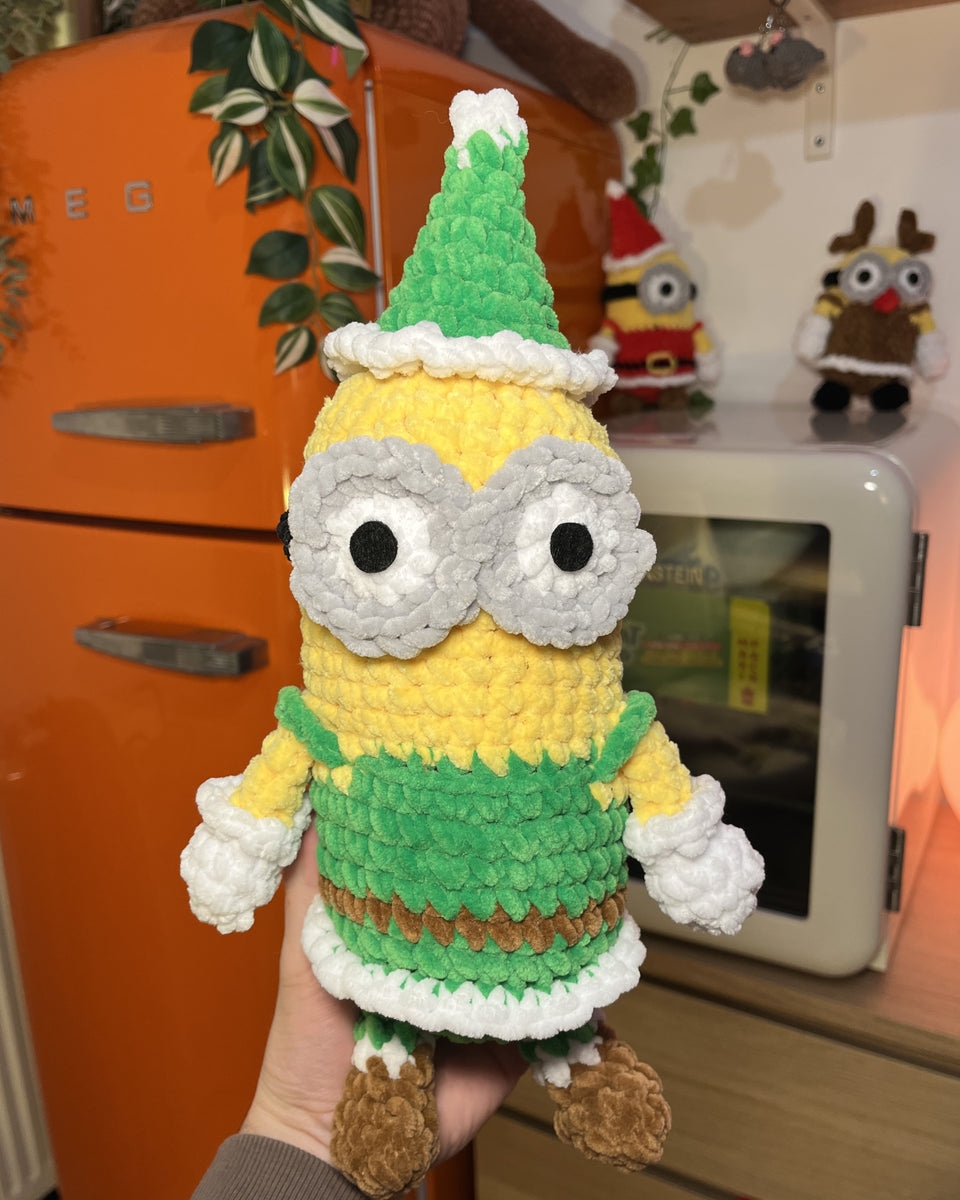 Pattern Minion de noël | 3 en 1 (PDF) 💛🎄