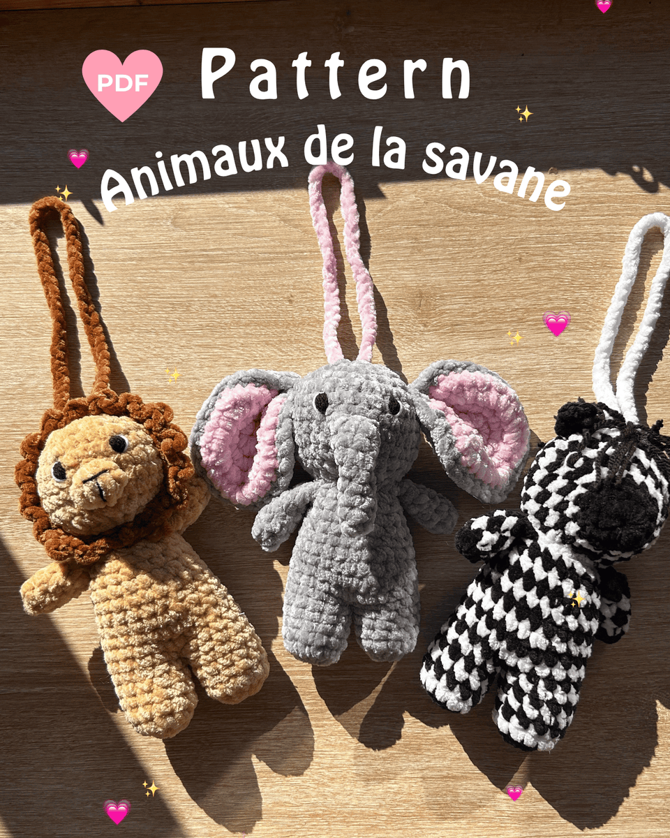 Pattern Animaux de la Savane 🦁