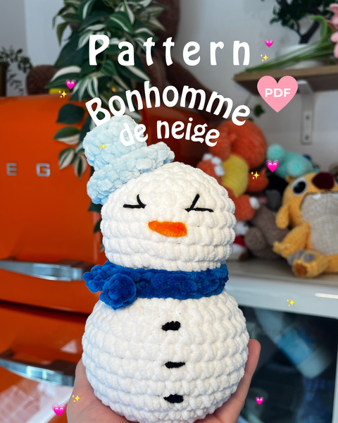 Pattern Bonhomme de neige (PDF)🩵✨