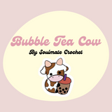 Pattern Bubble tea cow crochet