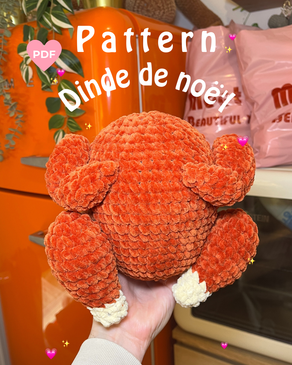Pattern Dinde de noël (PDF)🍗🎄 – Soulmate