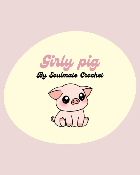 Pattern Girly Pig (PDF)