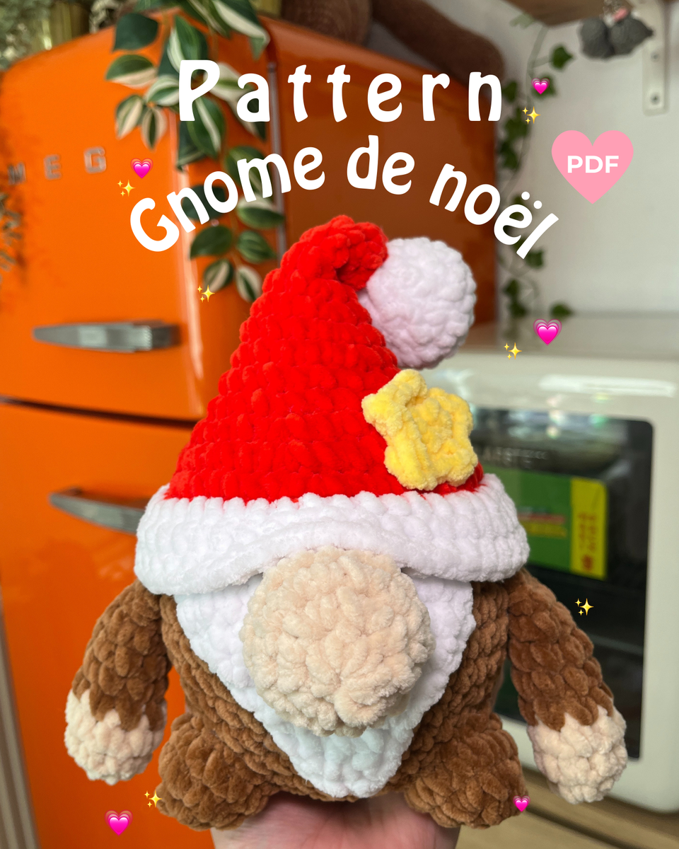 Pattern Gnome de noël (PDF)🫶🏻❤️