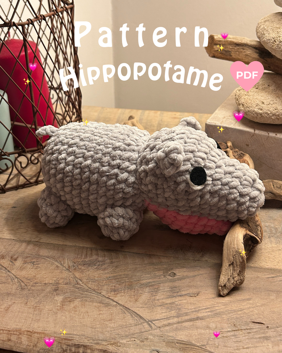 Pattern Hippopotame (PDF) 🦛✨