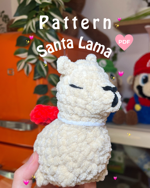 Pattern Santa Lama (PDF) ❤️✨