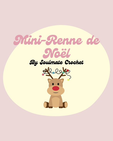 Pattern Mini-Renne de Noël (PDF)