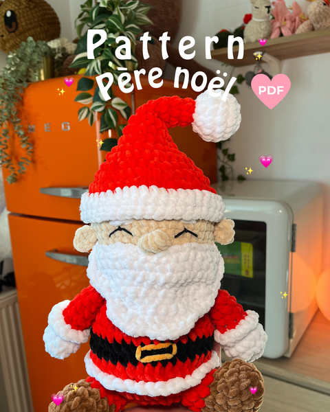 Pattern Père noël (PDF) ❤️🫶🏻