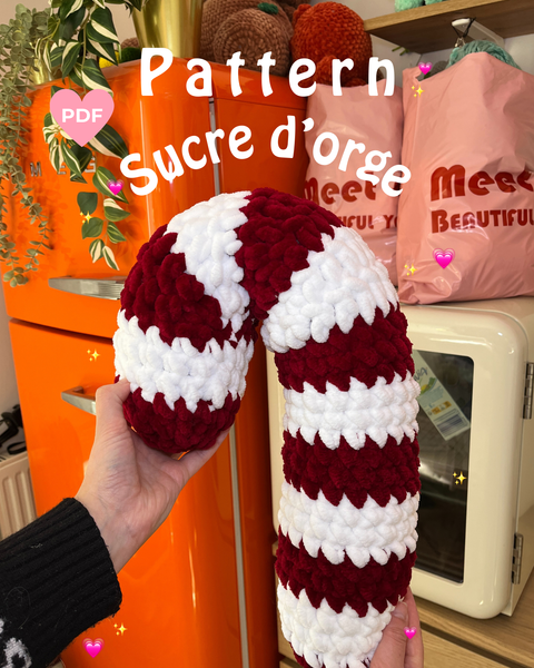 Pattern Sucre d'orge (PDF) 🍬🎄