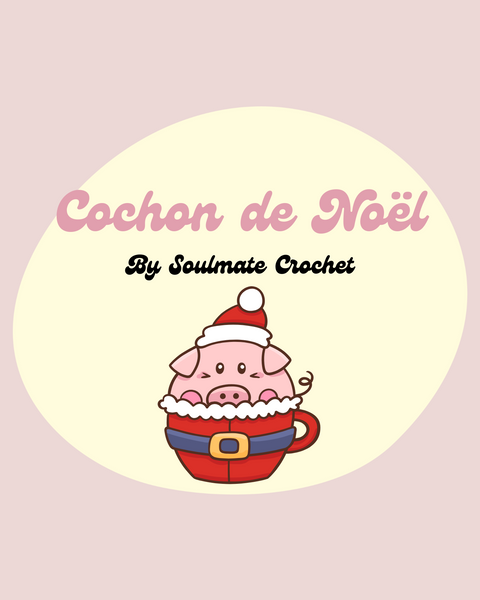 Pattern Cochon de Noël (PDF)