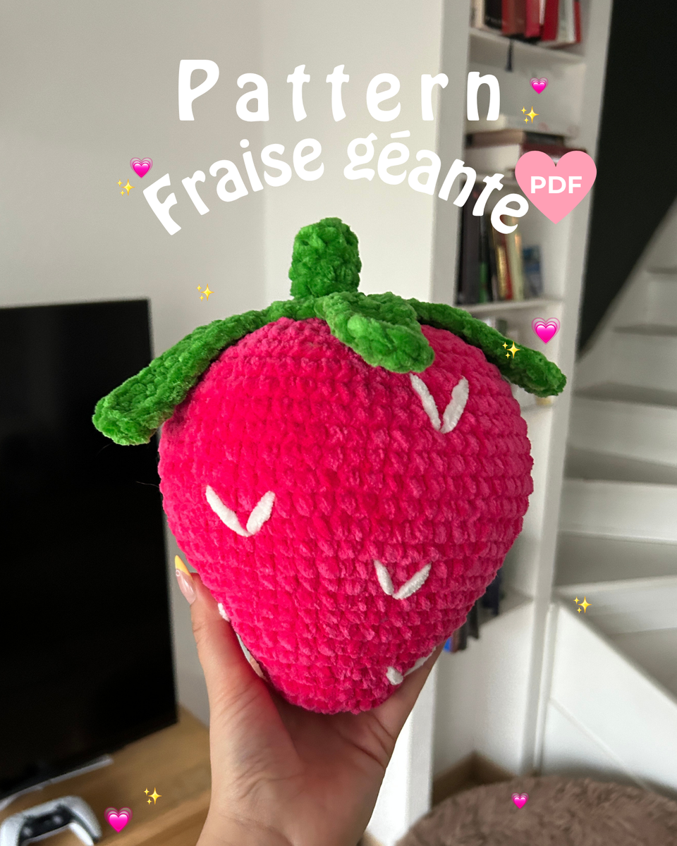 Pattern Fraise Géante 🍓