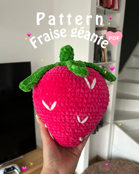 Pattern Fraise Géante 🍓