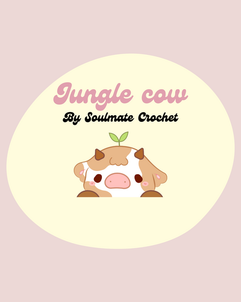 Pattern jungle cow crochet
